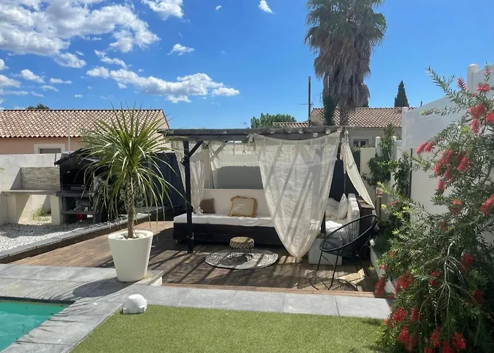 Villa avec piscine au calme 6 personnes